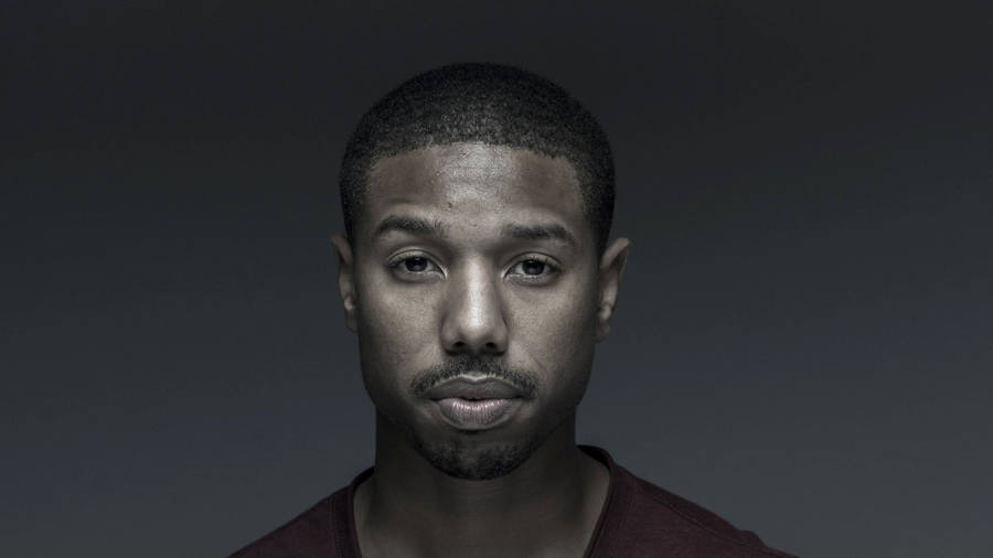 Michael B. Jordan Close-up Shot Wallpaper