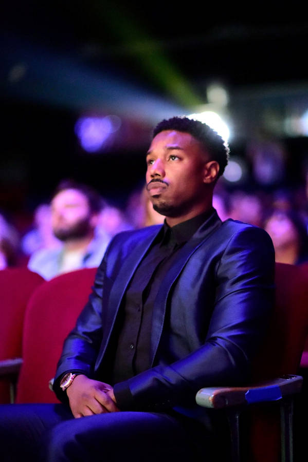 Michael B. Jordan Movie Premiere Wallpaper