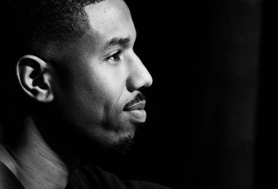 Michael B. Jordan Side Profile Wallpaper