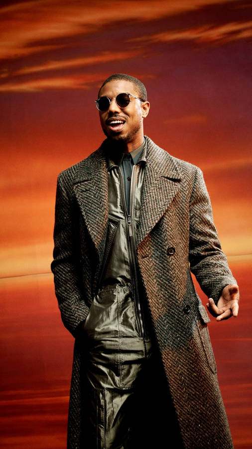 Michael B. Jordan Sunset Photoshoot Wallpaper