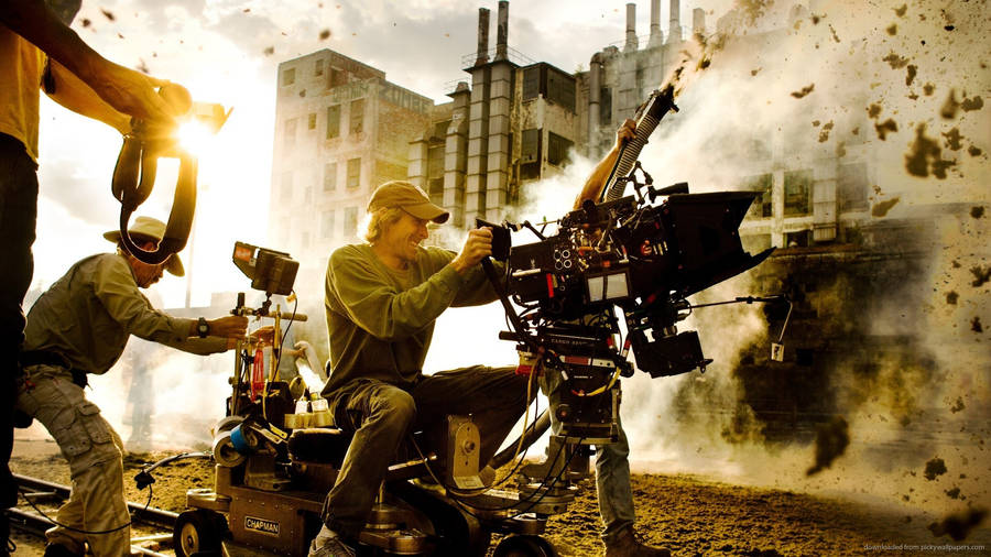 Michael Bay Film Shooting Wallpaper