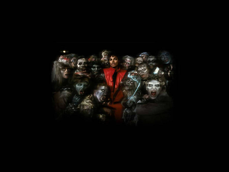 Michael Jackson Thriller Poster Wallpaper