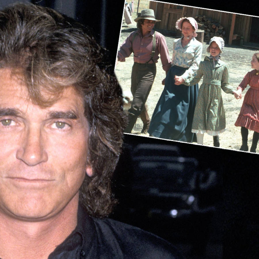 Michael Landon In Little House On The Prairie Wallpaper