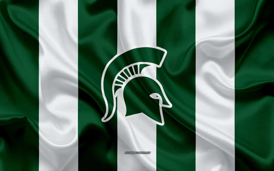 Michigan State Spartans Flag Wallpaper Wallpaper