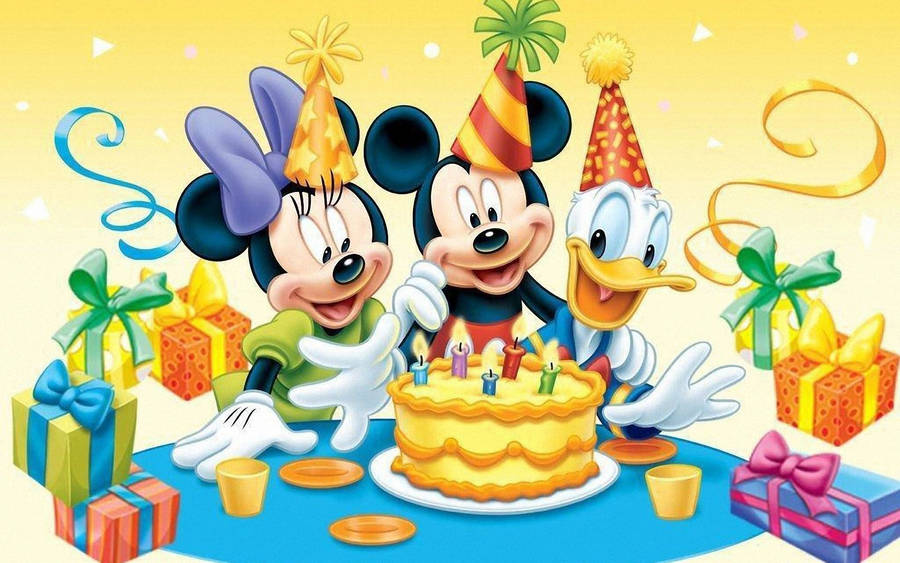 Mickey Mouse Clubhouse Birthday Party Wallpaper