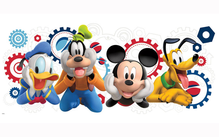 Mickey Mouse Clubhouse Cute Male Characters Wallpaper