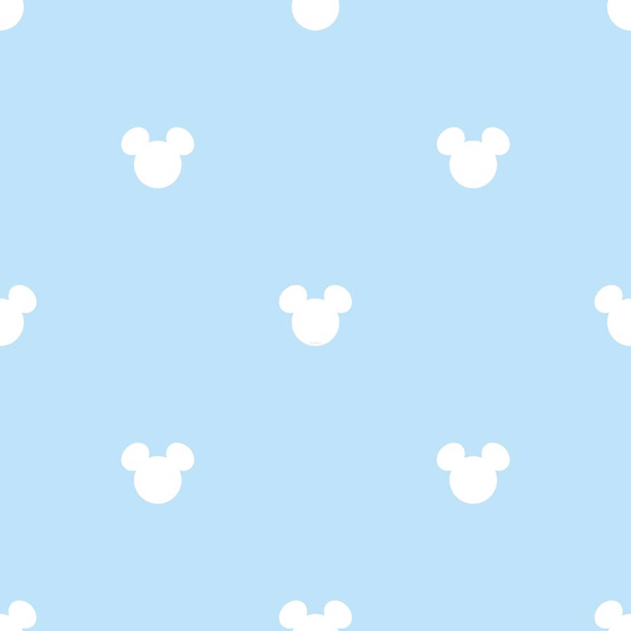 Mickey Mouse Disney Blue Aesthetic Wallpaper
