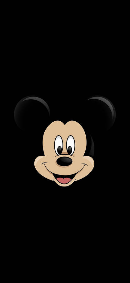 Mickey Mouse Face Iphone X Cartoon Wallpaper