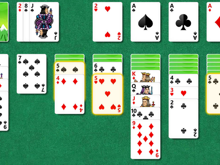 Microsoft Solitaire Computer Game Challenge Wallpaper