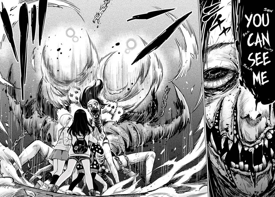 Mieruko Chan Miko Horrifying Monster Wallpaper