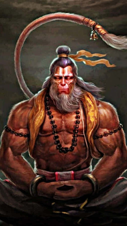 Mighty_ Hanuman_ Artwork Wallpaper