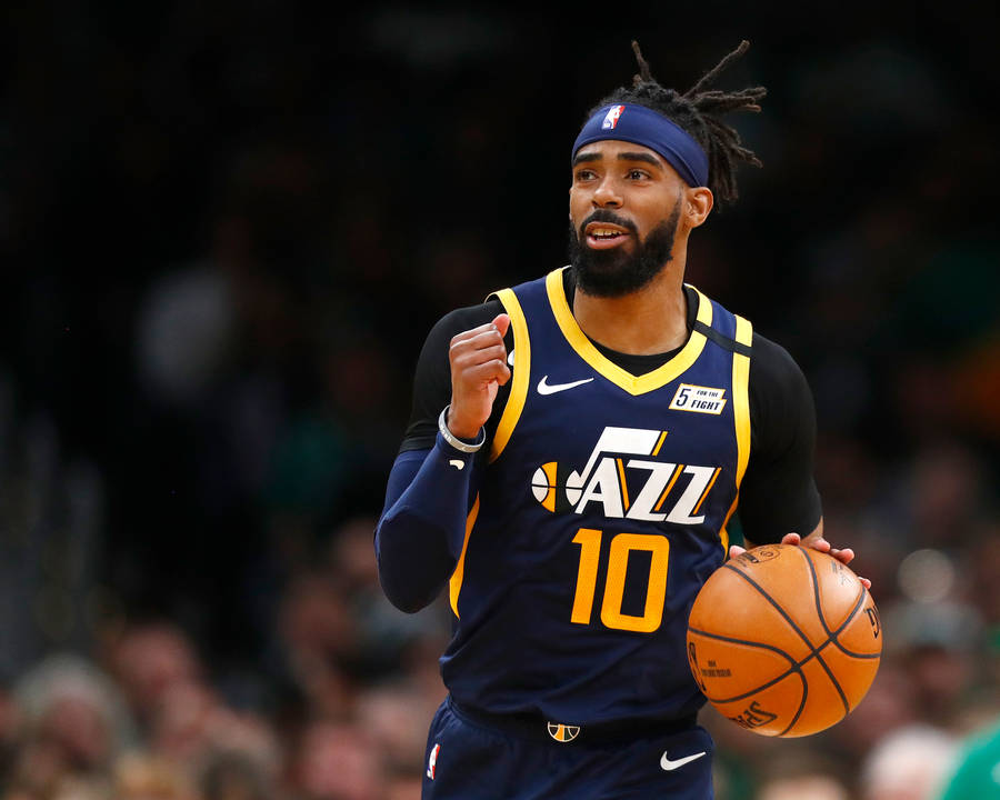 Mike Conley Utah Jazz Jersey 10 Wallpaper