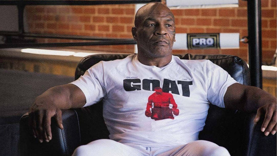 Mike Tyson On A Couch Wallpaper