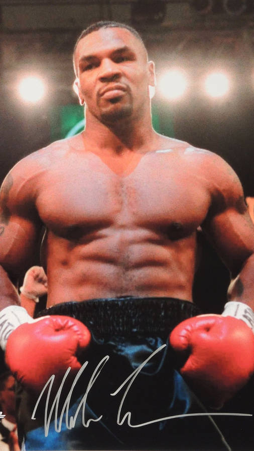 Mike Tyson Signature Wallpaper