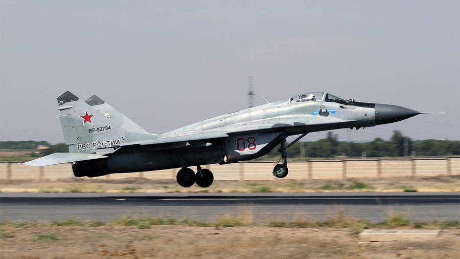 Mikoyan Mig-29 Jet Taking Flight 1920x1080 Wallpaper