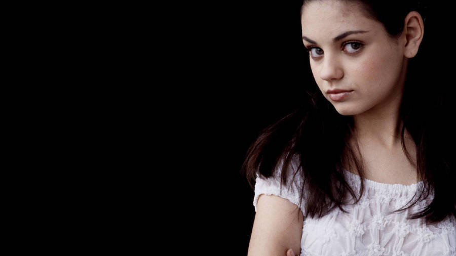 Mila Kunis Younger Days Wallpaper