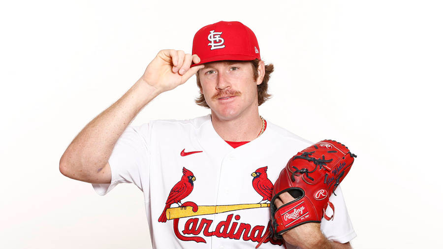 Miles Mikolas Holding Cap Wallpaper