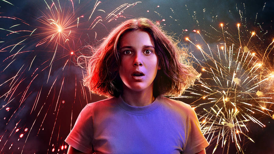 Millie Bobby Brown As Eleven Stranger Things 3 Wallpaper