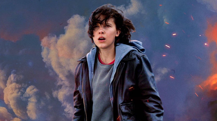 Millie Bobby Brown In Godzilla: King Of The Monsters Wallpaper