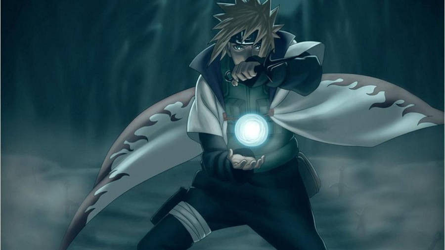 Minato Blue Rasengan Wallpaper