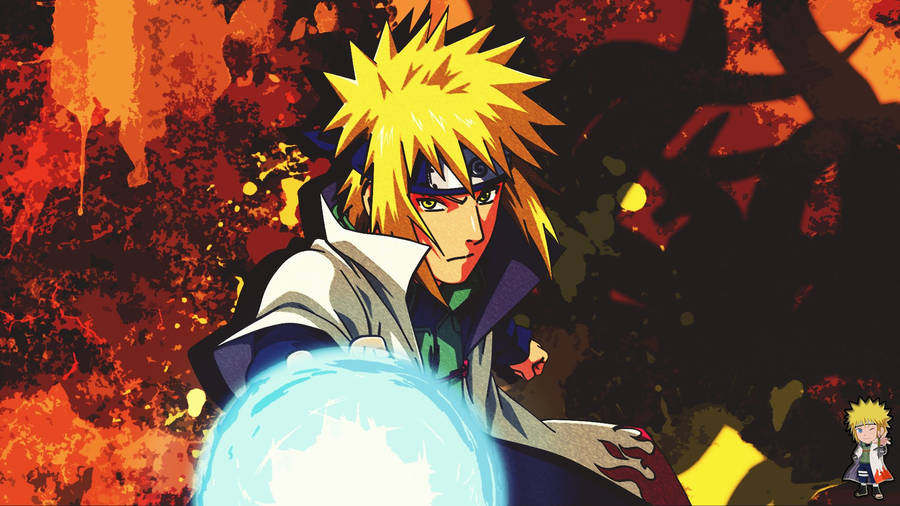 Minato Rasengan Abstract Art Wallpaper