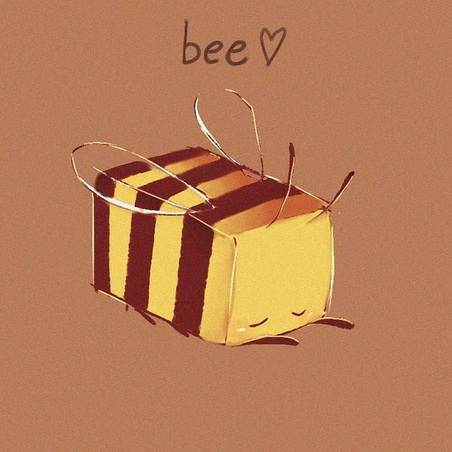 Minecraft Bee Fan Art Wallpaper