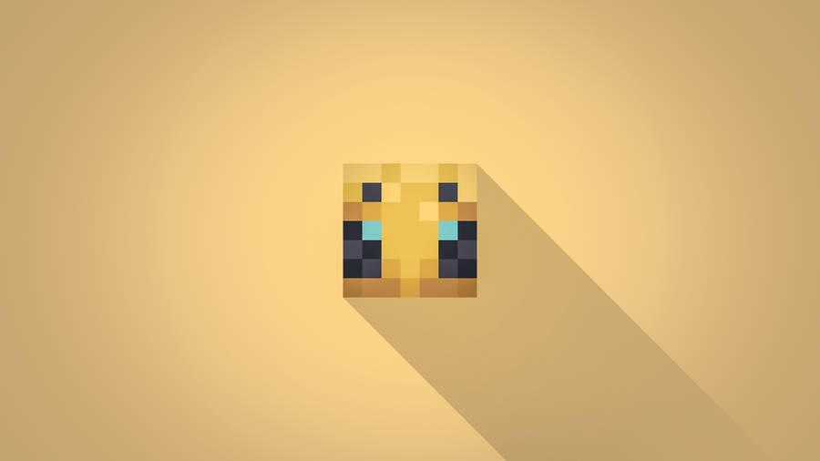 Minecraft Bee Head Wallpaper