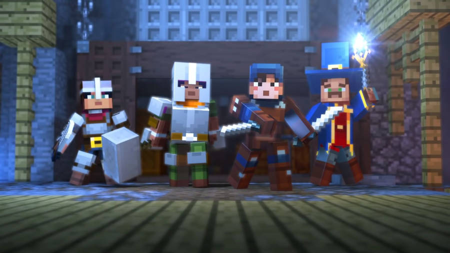 Minecraft Dungeons Heroes Wallpaper