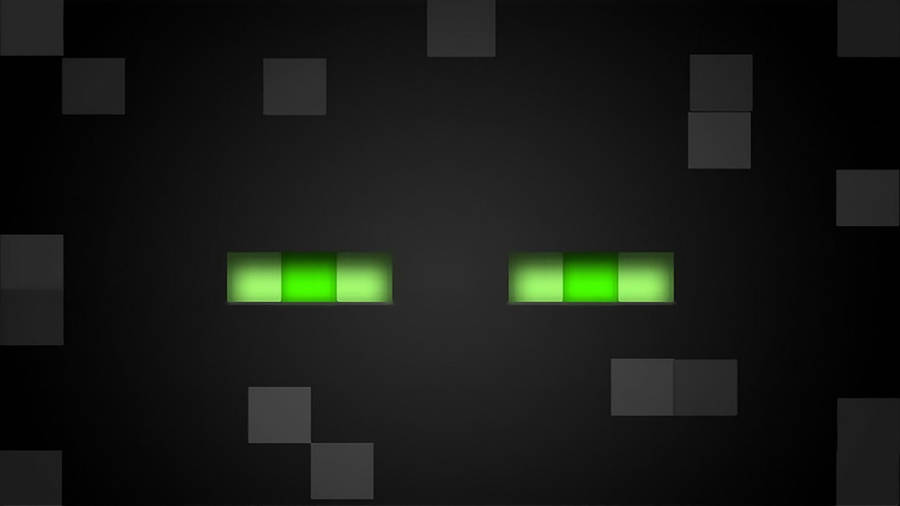 Minecraft Enderman Green Eyes Wallpaper