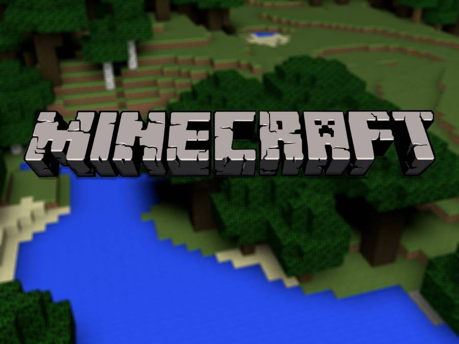 Minecraft Landscape Poster Wallpaper