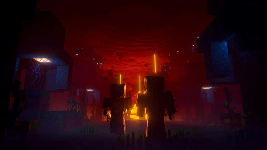 Minecraft Nether Dimensions Wallpaper