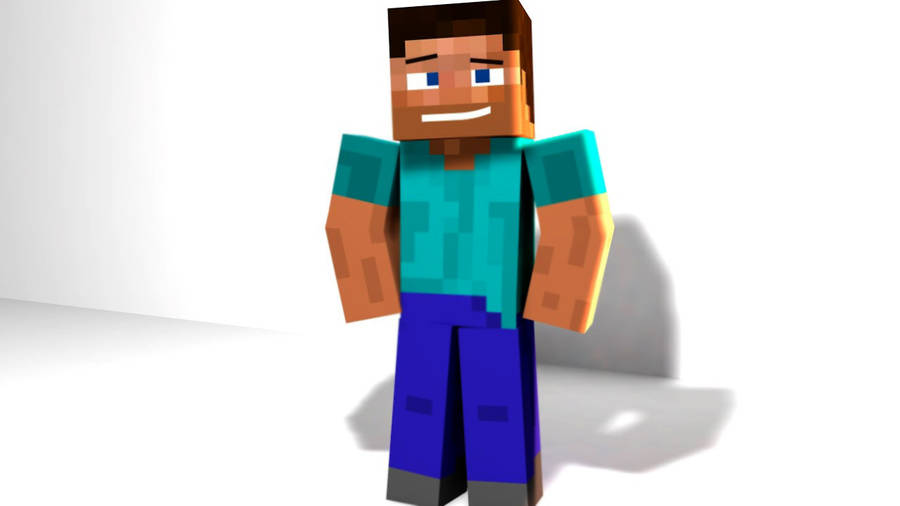 Minecraft Steve Smile Wallpaper