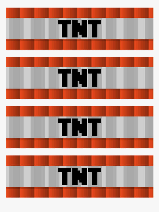 Minecraft Tnt Label Patterns Wallpaper