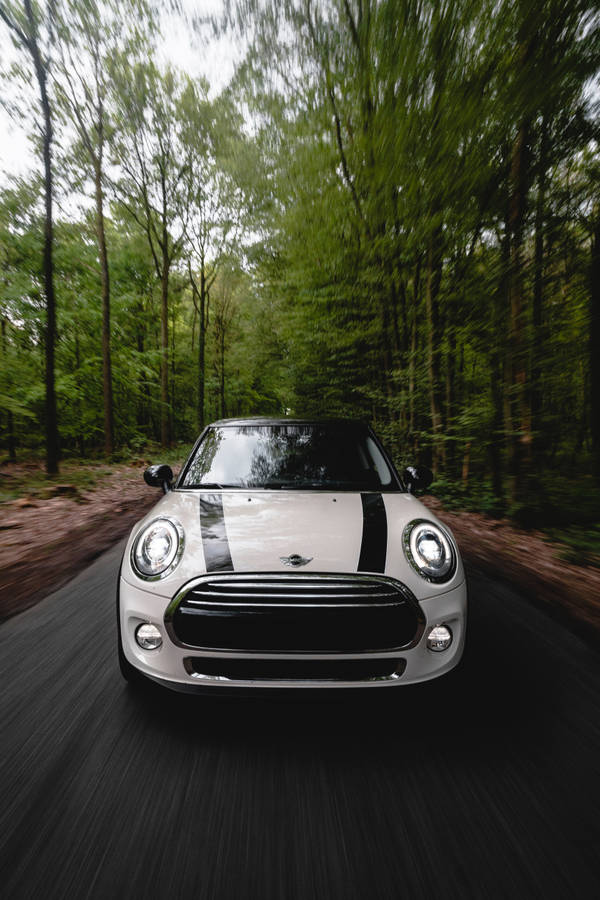 Mini Cooper Front View Wallpaper