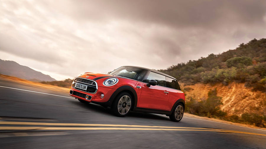 Mini Cooper Landscape Wallpaper