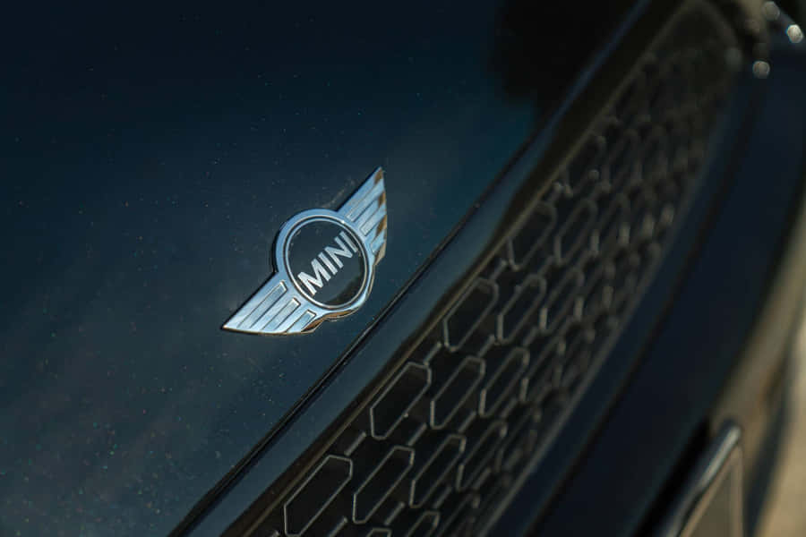 Mini Cooper Logo Close Up Wallpaper