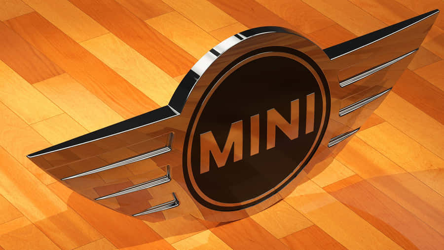 Mini Cooper Logo3 D Rendering Wallpaper