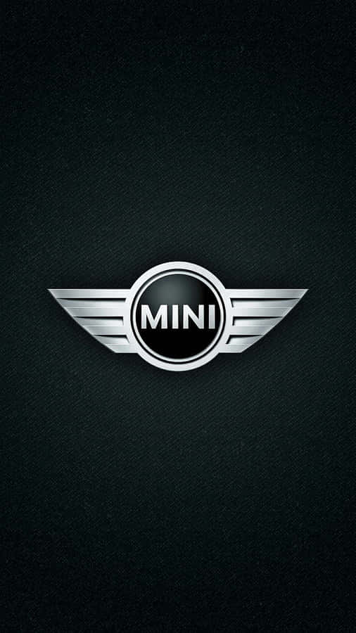 Mini Cooper Logoon Black Background.jpg Wallpaper