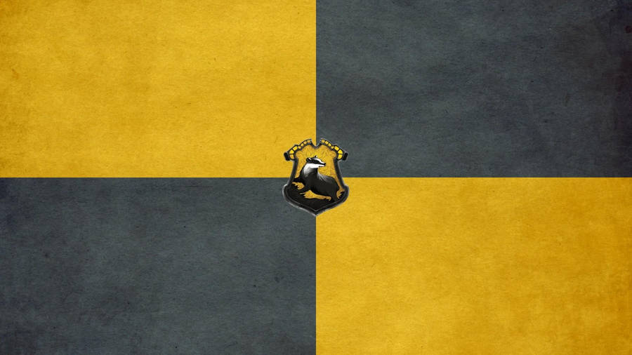 Mini Hufflepuff Logo Wallpaper