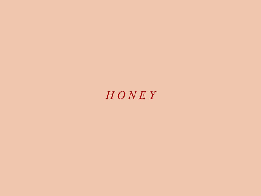 Minimal Aesthetic Desktop Honey Wallpaper