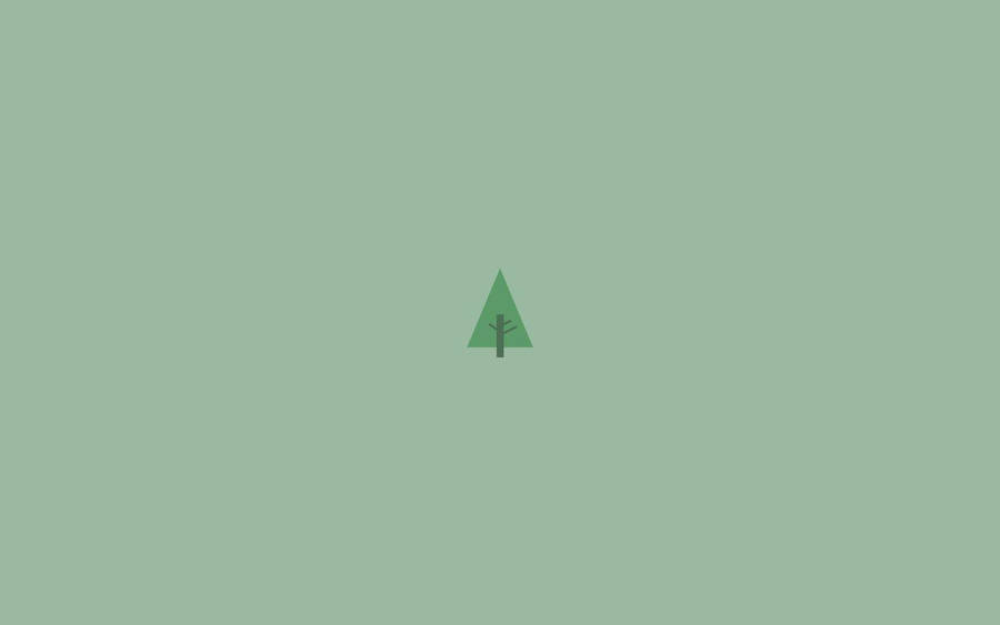 Minimal Aesthetic Desktop Tree Wallpaper