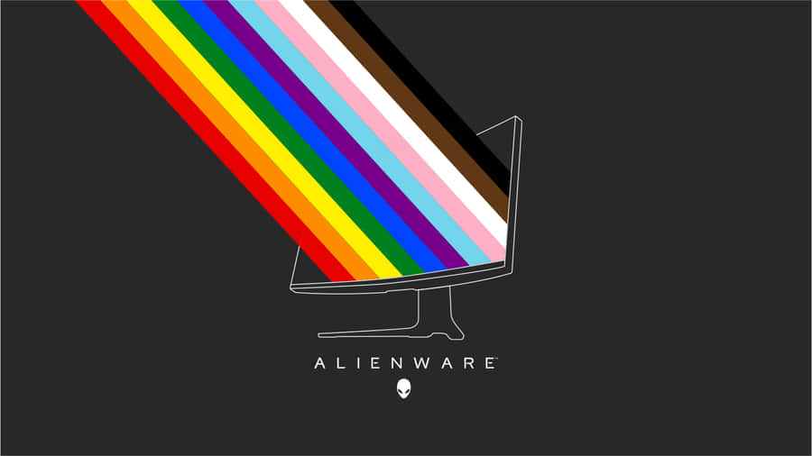 Minimal Desktop Ranbow Proud Wallpaper