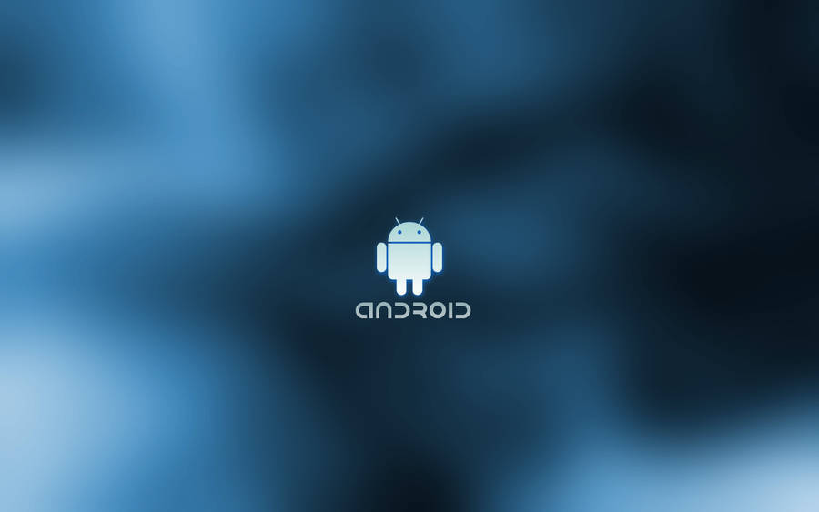 Minimal White Android Logo Wallpaper