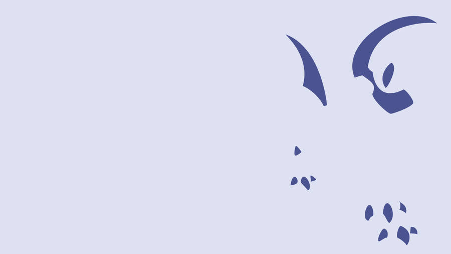 Minimalist Absol Shapes Wallpaper