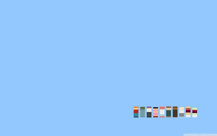 Minimalist Aesthetic Colored Line Bar Wallpaper