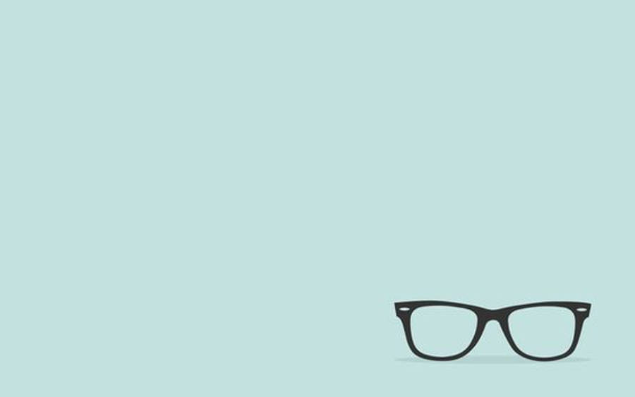 Minimalist Aesthetic Eyeglasses Wallpaper