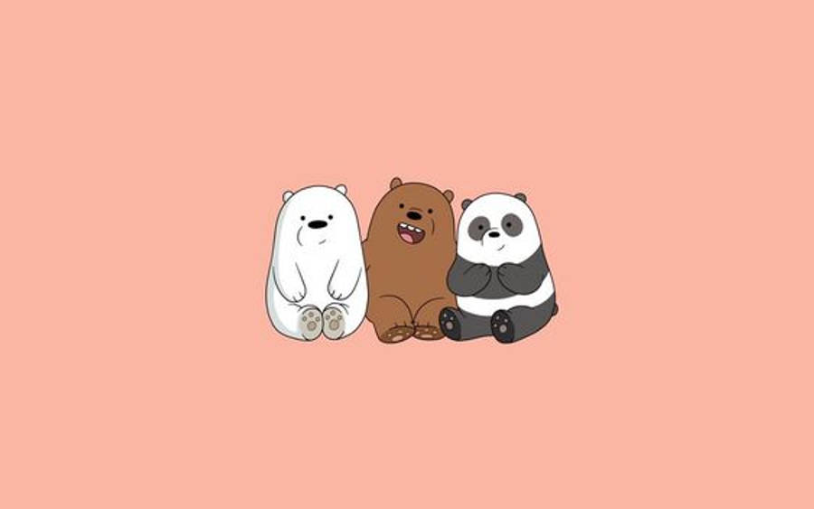 Minimalist Aesthetic We Bear Bears Wallpaper