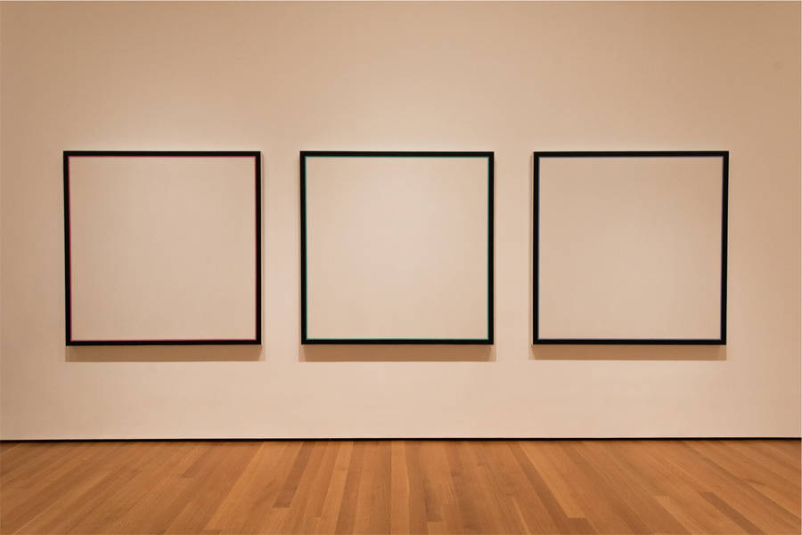 Minimalist Art In Art Gallery Wallpaper