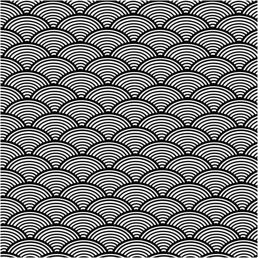 Minimalist Black And White Pattern Wallpaper