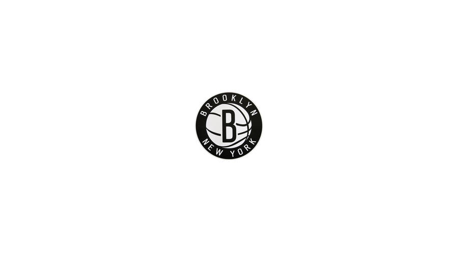 Minimalist Brooklyn Nets Logo Wallpaper